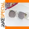 925 Silver Cubic Zirconia Stud Earrings