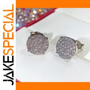 925 Silver Cubic Zirconia Stud Earrings