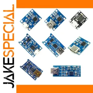 Blue Micro USB 1A Charging Module for Lithium Batteries