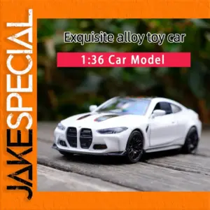 BMW M4 CSL White Diecast Model 1:36 Scale