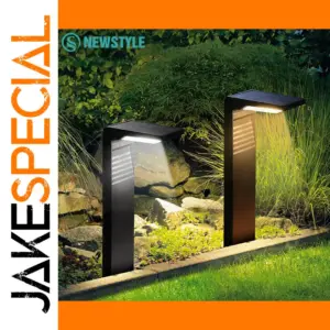 Modern Solar Garden Pathway Light 7-Shaped Design