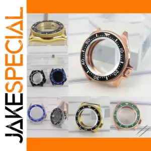 38mm Rose Gold Dive Watch Case for Seiko 4R36