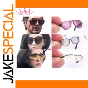 Stylish 1/6 Scale Sunglasses Set for Figures