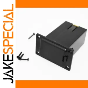 9V Guitar Battery Box with Metal Enclosure