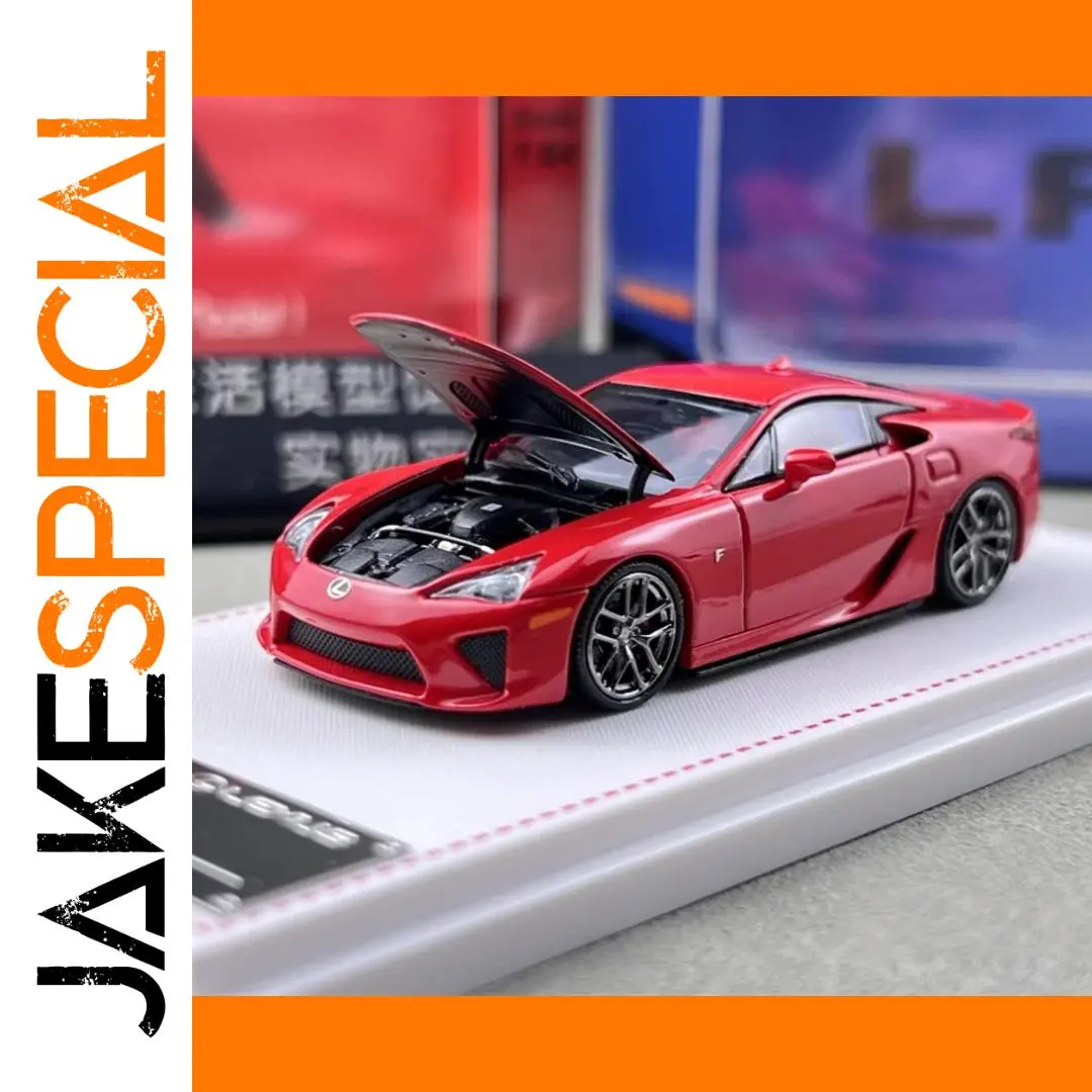 Vibrant Red Lexus LFA Diecast Model 1 Vibrant Red Lexus LFA Diecast Model