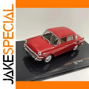 Red Skoda 1000 MB Diecast Model 1:43 Scale