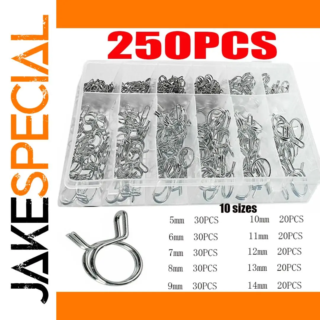 Spring Clips Set for Automotive and Household Use 1 Spring Clips Set for Automotive and Household Use