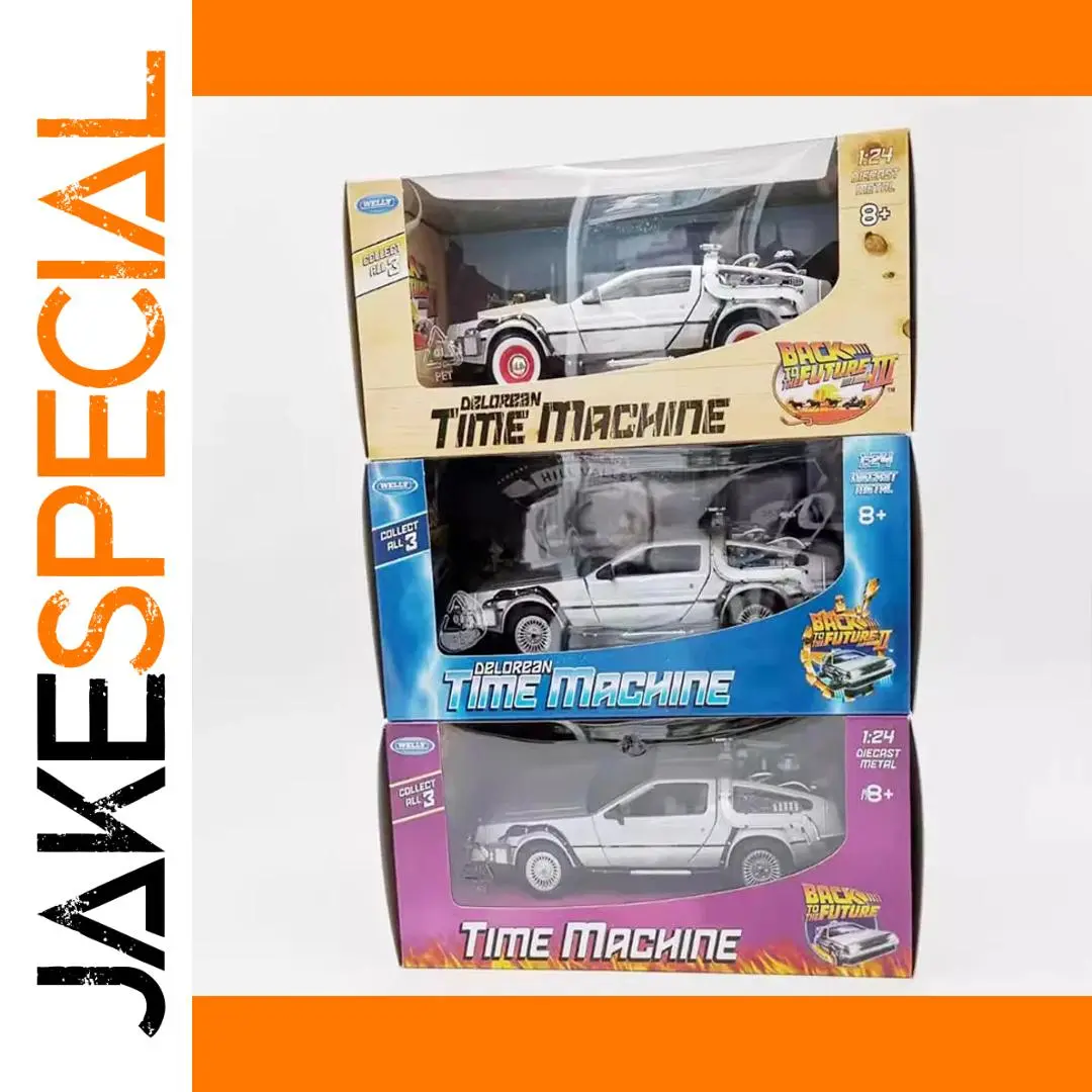 Back To The Future DeLorean 1:24 Diecast Model 1 Back To The Future DeLorean 1:24 Diecast Model
