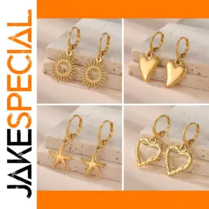 Stainless Steel Hoop Earrings Collection