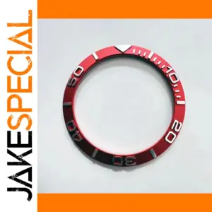 Red Aluminium Bezel Insert for SKX007/009 & SRPD