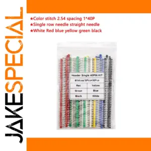 Color-Coded 30-Pcs PCB Header Kit