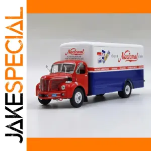 Vintage Red Berliet GLR Freight Truck Model