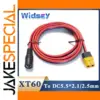 Versatile XT60 to DC5521/DC5525 Power Cable