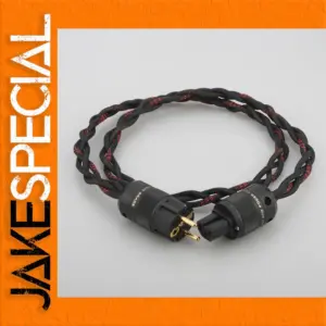 High-Quality 3Cores OFC Braided Power Cord 1.5mm