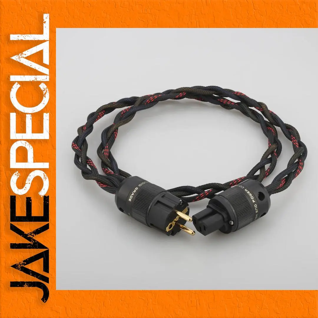 High-Quality 3Cores OFC Braided Power Cord 1.5mm 1 High-Quality 3Cores OFC Braided Power Cord 1.5mm