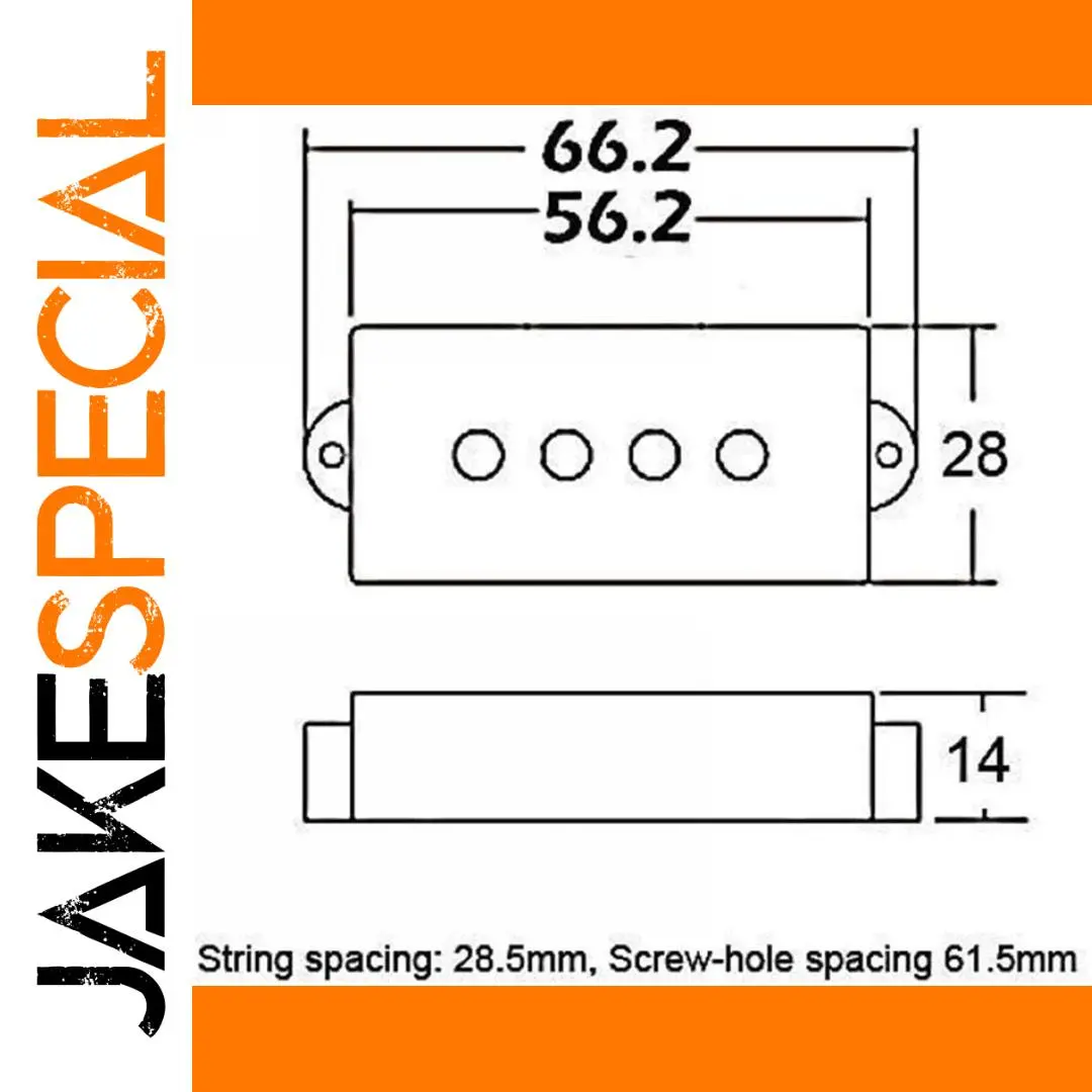 Wilkinson WPB P-Bass Style Passive Pickup 1 Wilkinson WPB P-Bass Style Passive Pickup