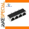 Shielded 1x4 RJ45 Female Connection Module
