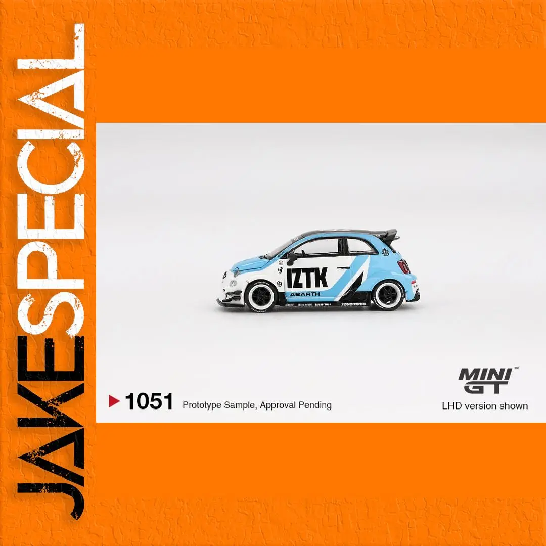 Miniature 1/64 Scale Abarth 595 Diecast Model 1 Miniature 1/64 Scale Abarth 595 Diecast Model