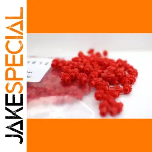 Red Plastic Gears Set for HO Scale Trains