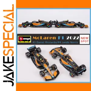 1:43 McLaren MCL36 F1 Model with Orange Accents