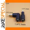 Dual 7.9x5.5mm & 5.5x2.5mm Laptop DC Power Adapter