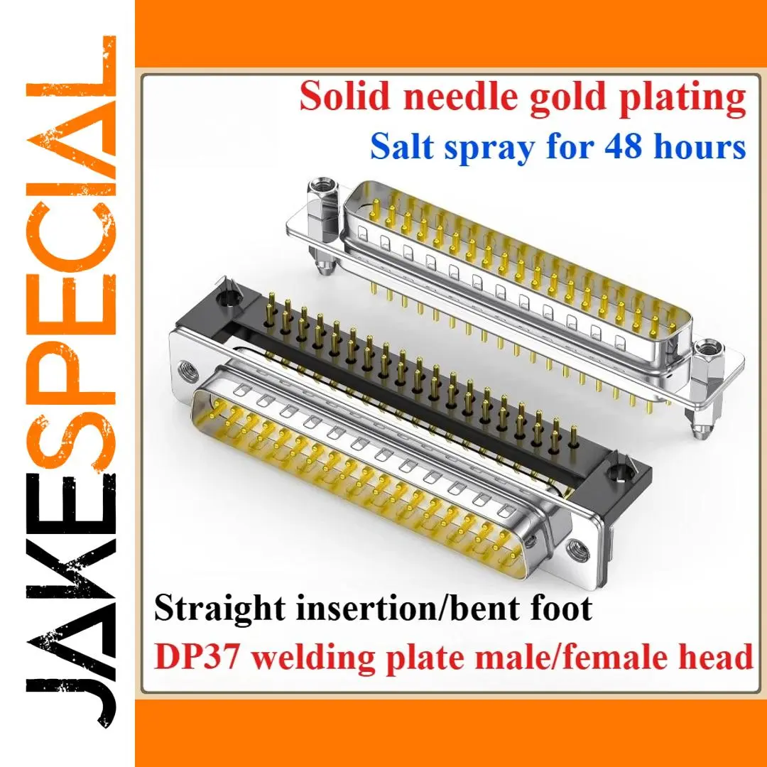 Industrial DB37 Connector with 37 Gold Pins 1 Industrial DB37 Connector with 37 Gold Pins