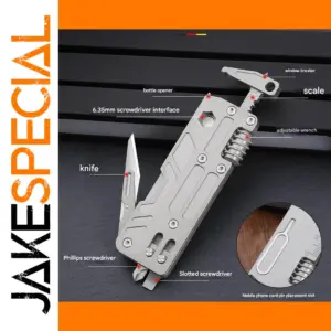 Titanium Alloy 10-in-1 Multi-Tool for Outdoors