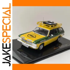 Vibrant Yellow Opel Admiral B Caravan Diecast Model