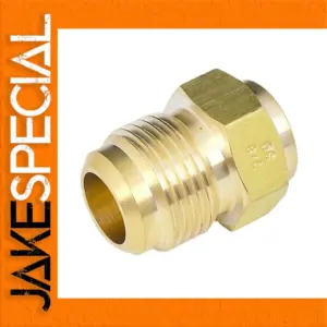 Brass SAE Flare Coupling 1/4" to 1 Inch