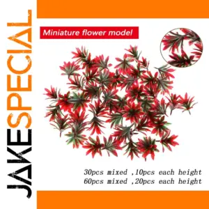 Miniature Flower Trees Set for Dioramas