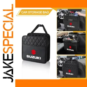 Suzuki PU Leather Car Storage Bag 25x15x8cm
