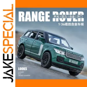 Green Land Rover Range Rover Model 1:36 Scale