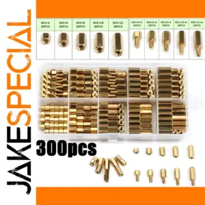 Brass Electronics Standoff Set for Assembly