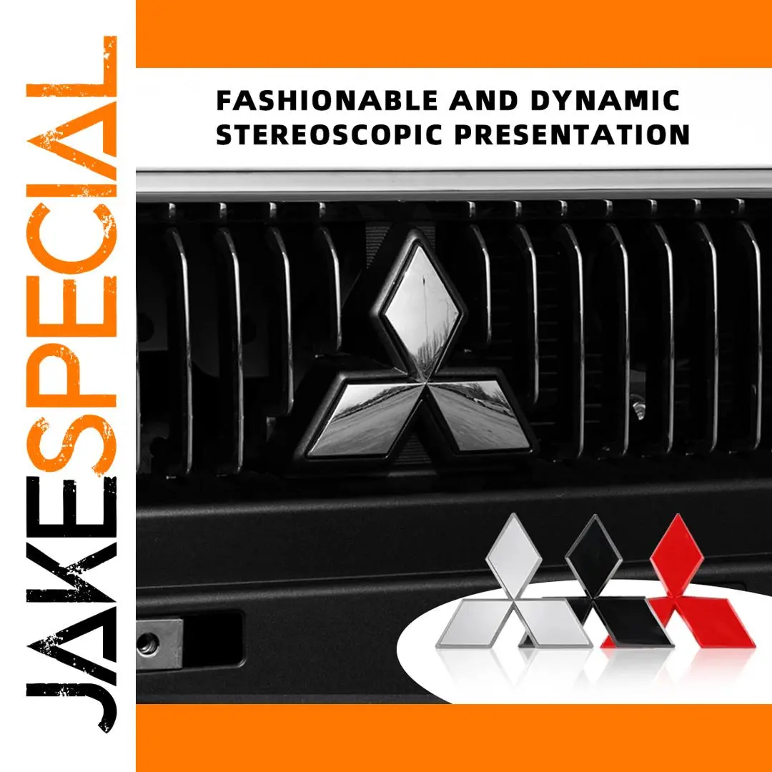 Mitsubishi Emblem Badge for Models Lancer, Outlander 1 Mitsubishi Emblem Badge for Models Lancer, Outlander