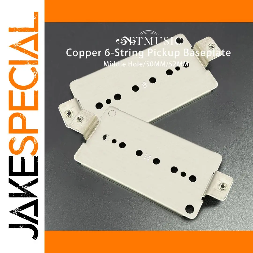 Copper-Nickel Guitar Pickup Baseplates Set 1 Copper-Nickel Guitar Pickup Baseplates Set
