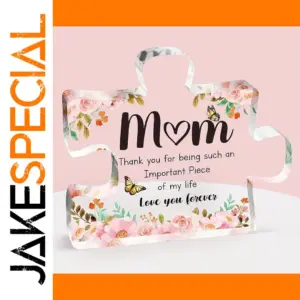 Mom's Heartfelt Acrylic Plaque