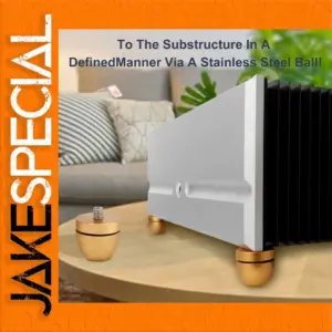 Aluminum Vibration Dampening Feet for Audio Devices