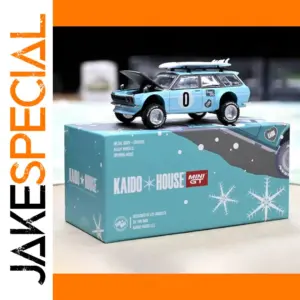 Vibrant Blue Datsun 510 Wagon 4x4 Model