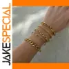 Gold Stainless Steel Women's Bracelet