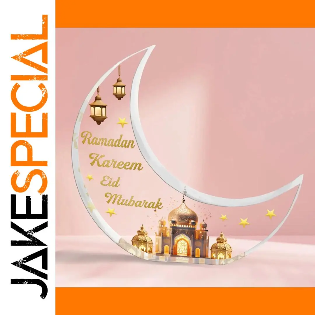 Ramadan Eid Crescent Moon Decor DM-512 1 Ramadan Eid Crescent Moon Decor DM-512