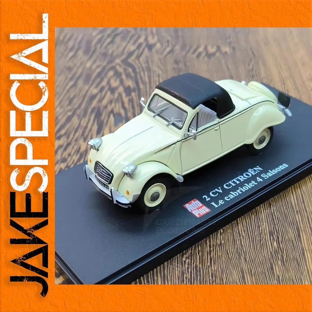 Vintage Citroen 2CV Cabriolet 1:43 Diecast Model 1 Vintage Citroen 2CV Cabriolet 1:43 Diecast Model