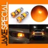 Bright Orange 12V LED Signal Bulb Pair