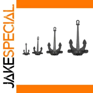 Realistic RC Boat Hall Anchor Set in Multiple Sizes