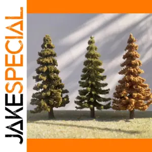 Miniature Pine Trees Set for Scenic Layouts