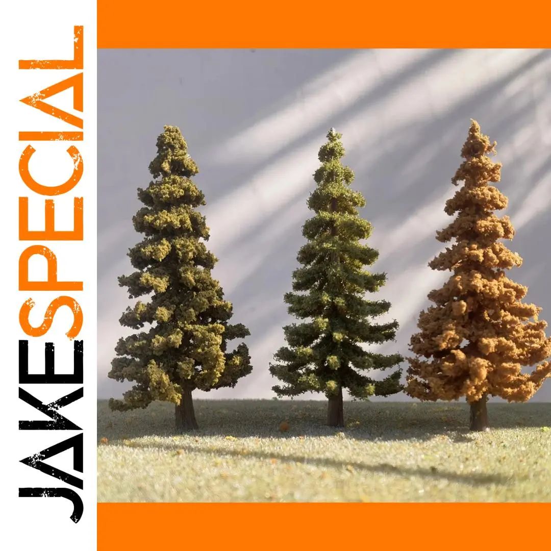Miniature Pine Trees Set for Scenic Layouts 1 Miniature Pine Trees Set for Scenic Layouts