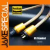 Premium Gold OCC Power Cable for Audio Equipment