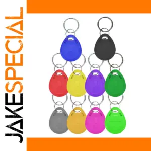 Colorful RFID Keyfobs Set for Access Control