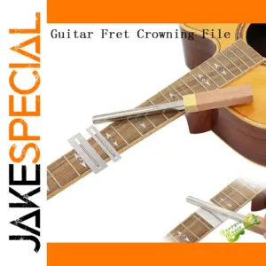 Guitar Fret Crowning File with Measuring Guide