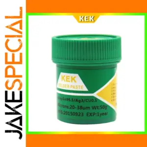 KEK Sn96.5% Ag3.0% Cu0.5% Lead-Free Solder Paste 50g