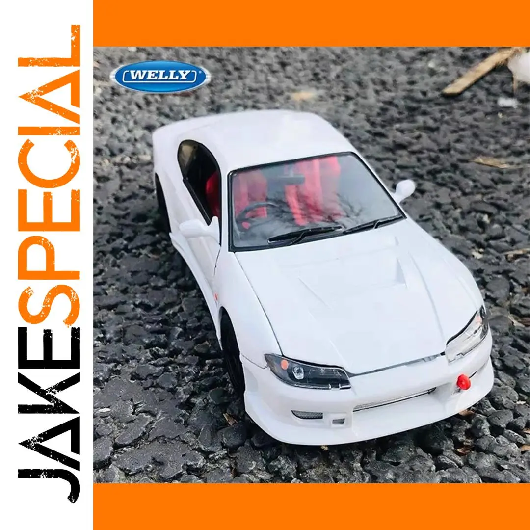 Welly Nissan Silvia S15 Diecast Model 1:24 Scale 1 Welly Nissan Silvia S15 Diecast Model 1:24 Scale